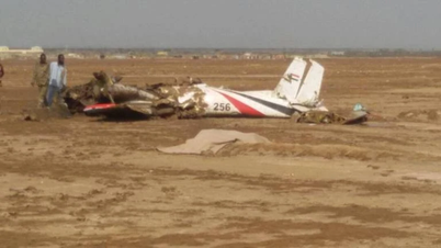 Militair vliegtuig stort neer in Soedan, alle bemanningsleden omgekomen.