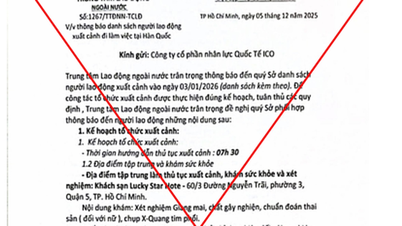 श्रमिकों को धोखा देने के लिए गृह मंत्रालय के दस्तावेजों में हेराफेरी करना।