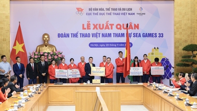 LPBank „podporuje“ vietnamskou sportovní delegaci v jejím úsilí o dosažení „snu o zlaté medaili“ na 33. hrách SEA.