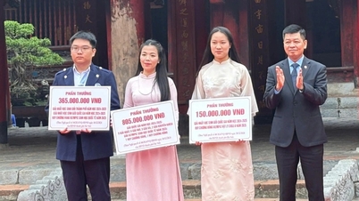 하노이시는 국내외 팀을 이끄는 교사들에게 90억 VND 이상을 지원하여 포상금을 지급합니다.