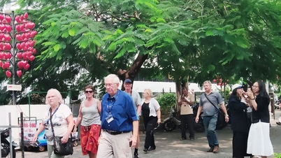 דא נאנג מקבלת בברכה למעלה מ-2,000 תיירים מספינת השייט ווסטרדאם.