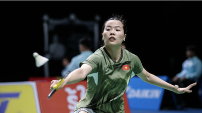 Nguyen Thuy Linh kalah dari lawannya yang berusia 19 tahun di SEA Games ke-33.