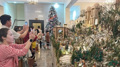 Dong Nai: Descubriendo una cueva navideña de 7 metros hecha con miles de detalles.