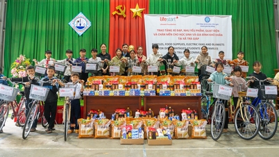 लाइफस्टार्ट फाउंडेशन ने ट्रा गियाप कम्यून में 200 उपहार पैकेज प्रदान किए।