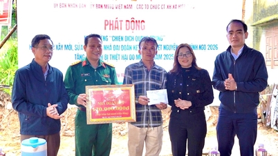 В коммуне Хиеп Дык началось строительство домов для семей, пострадавших от стихийных бедствий.