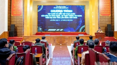 จังหวัดลำดงจัดการฝึกซ้อมยิงกระสุนจริงเพื่อสร้างความมั่นใจในความมั่นคงทางไซเบอร์