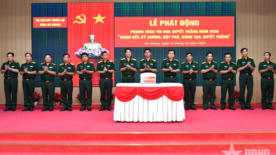 Comando Militar Provincial de An Giang: Unidad, disciplina, avance, creatividad, victoria decisiva.