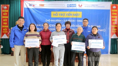 ٹین کوانگ کمیون اور ہا گیانگ 2 وارڈ میں 355 سے زیادہ گھرانوں اور خواتین کو قدرتی آفات کے نتائج پر قابو پانے کے لیے مدد ملی۔