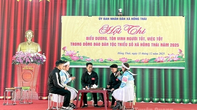 Hong Thai kommune arrangerte en konkurranse for å rose og hedre gode mennesker og gode gjerninger blant etniske minoritetssamfunn.