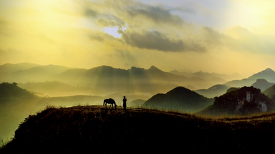 Zachwyć się hipnotyzującym pięknem wzgórz porośniętych spaloną trawą w Quang Ninh.