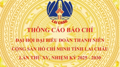 Persbericht van het 15e congres van de Ho Chi Minh Communistische Jeugdunie van de provincie Lai Chau, periode 2025-2030