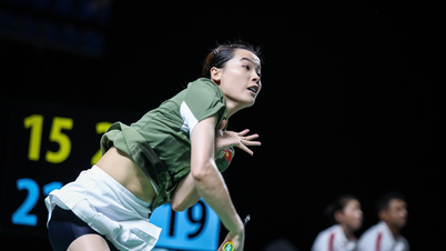 خبر عاجل: اعترضت نغوين ثوي لينه مراراً وتكراراً على قرارات الحكم، مما أدى إلى هزيمة مؤلمة في دورة ألعاب جنوب شرق آسيا.