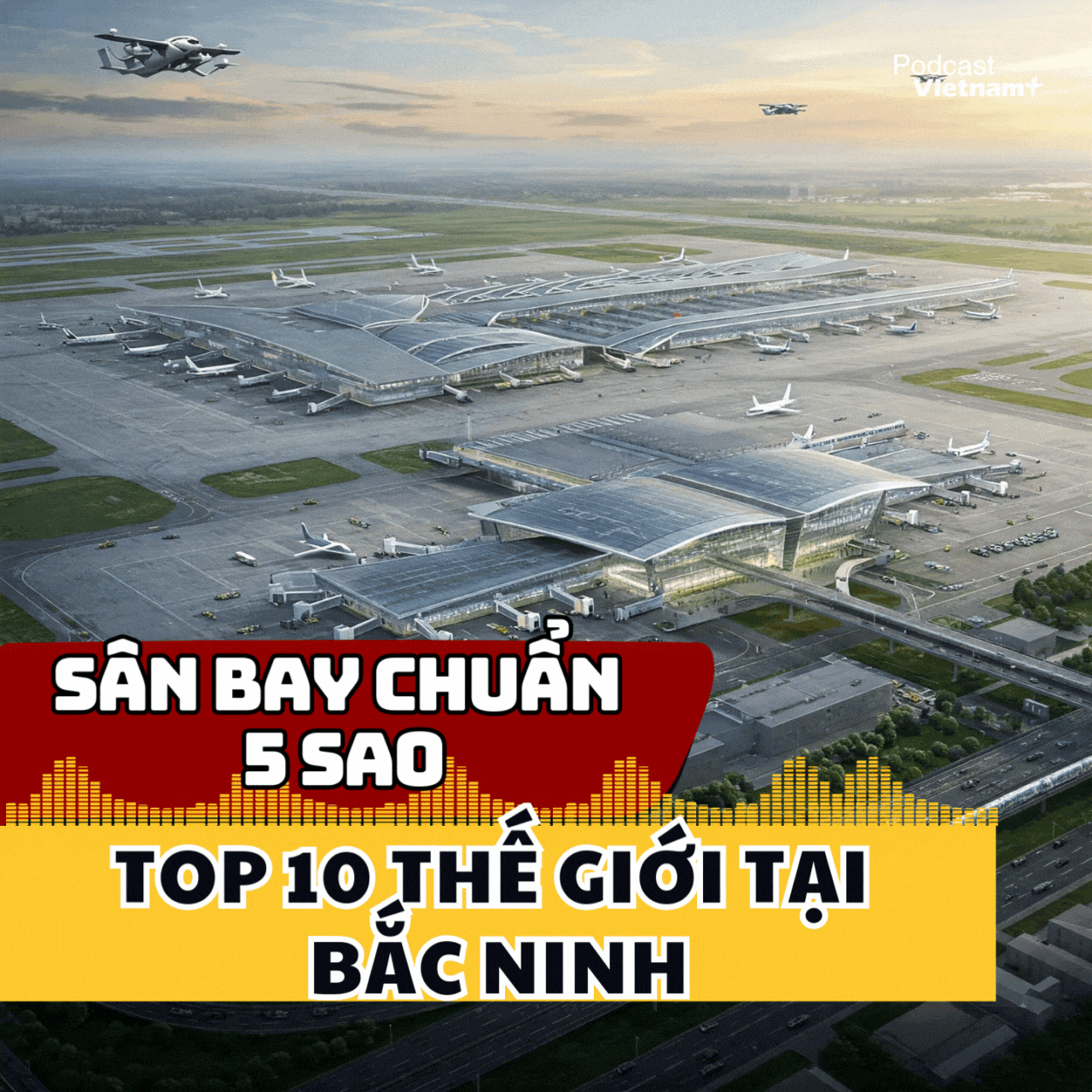 Un aeroport de 5 stele, clasat printre primele 10 din lume, este situat în Bac Ninh.