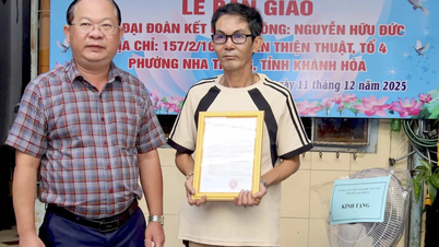 ជួសជុលរួចរាល់ និងប្រគល់ផ្ទះសាមគ្គី១ខ្នង នៅសង្កាត់ញ៉ាត្រាង។