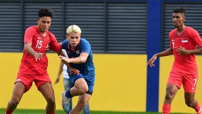Live-Übertragung des Fußballspiels U22 Thailand gegen U22 Singapur, SEA Games 33.