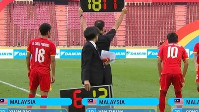 คณะกรรมการจัดการแข่งขันกีฬาซีเกมส์ทำผิดพลาดอีกครั้งเกี่ยวกับธงชาติระหว่างการแข่งขันของทีมชาติเวียดนามรุ่นอายุไม่เกิน 22 ปี