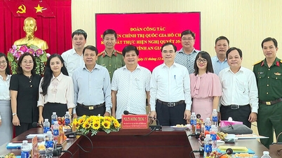 Uma delegação da Academia Nacional de Política Ho Chi Minh está trabalhando na província de An Giang.