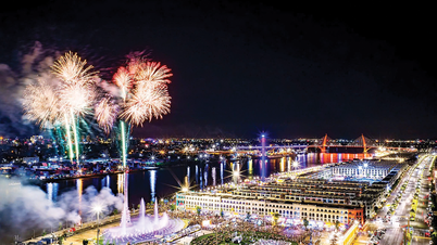 Low-altitude and high-altitude fireworks displays will be held on Vu Yen Island during holidays, Tet (Lunar New Year), and weekends.