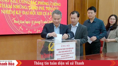 Tinh Gia Ward provides funding for DNA sample analysis of relatives of fallen soldiers.