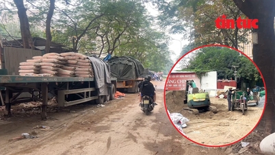 مجموعه‌ای از انبارهای مصالح ساختمانی در بخش کائو گیای باعث آلودگی گرد و غبار و خطرات ایمنی ترافیک می‌شوند.