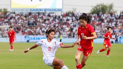 Höhepunkte des Spiels Vietnam Frauen gegen Myanmar Frauen: Van Su glänzt und zieht souverän ins Halbfinale ein.