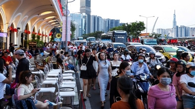 হো চি মিন সিটি টন ডুক থাং স্ট্রিট পারাপারের জন্য দুটি পথচারী ওভারপাস তৈরি করেছে।