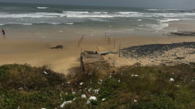 ການສ້ອມແປງສາຍໄຟຟ້າໃຕ້ນ້ຳທີ່ໂຜ່ອອກມາ ເຊິ່ງສະໜອງໄຟຟ້າໃຫ້ແກ່ເຂດເສດຖະກິດພິເສດຫຼີເຊີນ.