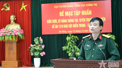 Propagandaavdelningen avslutar utbildningen om Projekt 1219 i regionerna Central och Central Highlands.