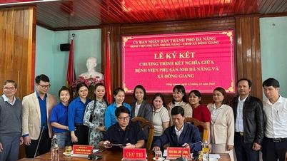 Bệnh viện Phụ sản - Nhi Đà Nẵng kết nghĩa với xã Đông Giang