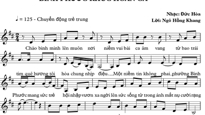 বিন ফুওক - আনন্দের গান - নতুন দিনের বার্তা