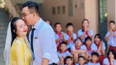 দং নাই-তে এক প্রাথমিক বিদ্যালয়ের শিক্ষক দম্পতির একটি অসাধারণ সুন্দর বিয়ের ফটোশুট।