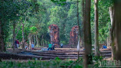 [Image] Gros plan sur la « voie sacrée » récemment découverte au sanctuaire de My Son