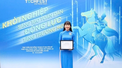 Pani Trinh Thi Hong Van została uhonorowana jako wybitna przedsiębiorczyni w dziedzinie nauki i technologii.