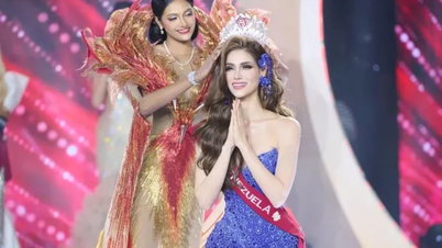 A venezuelana Mai Ngo é coroada vencedora e fica entre as 12 finalistas do Miss Charm 2025.