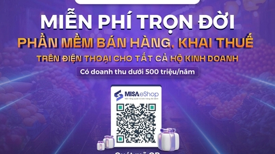 MISA offre un accès gratuit à vie à son logiciel de déclaration des ventes et des impôts sur téléphone mobile à tous les ménages d'entreprises dont le chiffre d'affaires annuel est inférieur à 500 millions de VND.