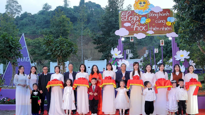 พิธีเปิดโครงการ "ห้องเรียนที่กลมกลืนกับธรรมชาติ"