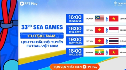 Nejnovější program vietnamského futsalového týmu: Kdy se utkají s Thajskem a Indonésií?