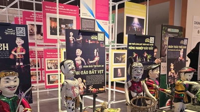 צפו בבובות מים באמצעות טכנולוגיית מציאות רבודה במוזיאון האנוי.