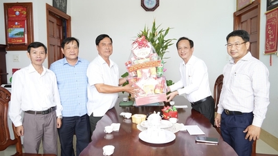 Besuch und Danksagung an ehemalige Provinzführer und Einwohner von Ninh Binh, die bedeutende Beiträge zu ihrer Heimat Ca Mau geleistet haben.