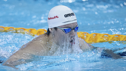 Ánh Viên's younger brother "dethrones" his older sister, winning the gold medal at the 33rd SEA Games.