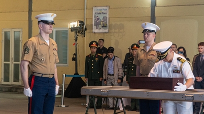 ការបញ្ជូន​អដ្ឋិធាតុ​ទាហាន​អាមេរិក​ដែល​បាត់​ខ្លួន​ក្នុង​អំឡុង​សង្គ្រាម​មក​វិញ។