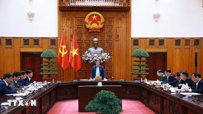 Perdana Menteri mengadakan mesyuarat mengenai pelaksanaan 'Kempen Quang Trung' di Quang Tri.