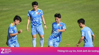 На тренуванні збірної В'єтнаму U22 перед півфіналом панувала невимушена атмосфера.