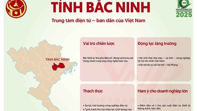 Bac Ninh se classe deuxième parmi les 10 localités les plus attractives pour les grandes entreprises en 2025.