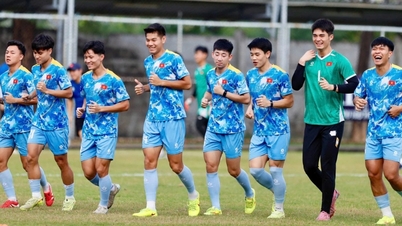 ผู้รักษาประตูทีมชาติเวียดนาม U22 มุ่งมั่นที่จะรักษาคลีนชีตในการแข่งขันกับฟิลิปปินส์