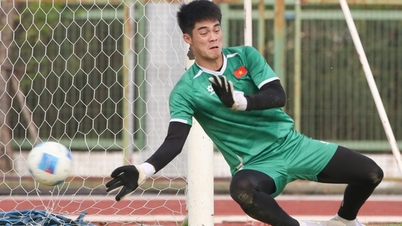 Torwart Tran Trung Kien: Ich möchte gegen die U22-Mannschaft der Philippinen ohne Gegentor bleiben.