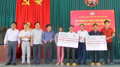 Vietnams golfförbund har sponsrat över 137 miljoner VND för byggnation och reparation av hus för missgynnade hushåll i Dak Lieng kommun.