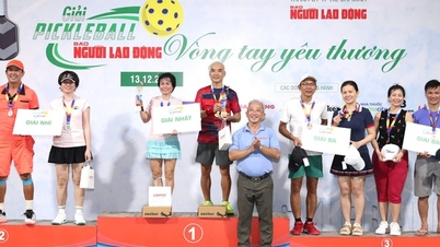 Pickleballový turnaj „Embrace of Love“ novin Nguoi Lao Dong 2025 byl úspěšně ukončen.