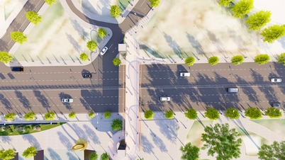 Ho Chi Minh City: Details of the design for two 80 billion VND pedestrian bridges at Bach Dang Wharf.