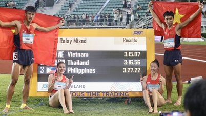 نگوین تی اوآن در مسابقه ۵۰۰۰ متر بی‌رقیب است، تیم امدادی ویتنام رکورد بازی‌های SEA را شکست.